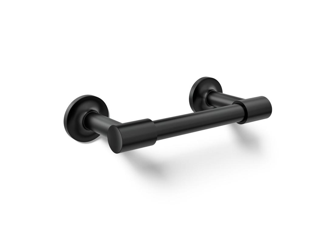 Kohler Purist Pivoting toilet paper holder - Matte Black by Kohler