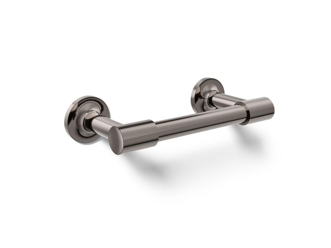 Kohler Purist Pivoting toilet paper holder - Vibrant Titanium by Kohler