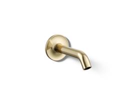 Kohler Purist Wall-mount bath spout - Vibrant French Gold - image 1