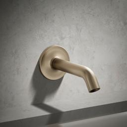 Kohler Purist Wall-mount bath spout - Vibrant Brushed Bronze - image 2