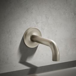 Kohler Purist Wall-mount bath spout - Vibrant Brushed Nickel - image 2