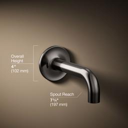 Kohler Purist Wall-mount bath spout - Vibrant Titanium - image 3