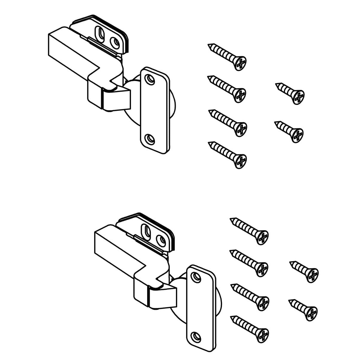 Kohler Genuine Parts Hinge Service KIT, Inset by Kohler Genuine Parts
