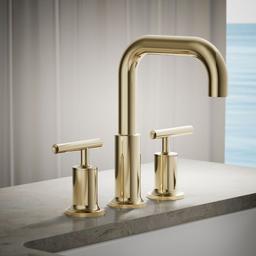 Kohler Purist Deck-mount bath spout - Vibrant French Gold - image 2