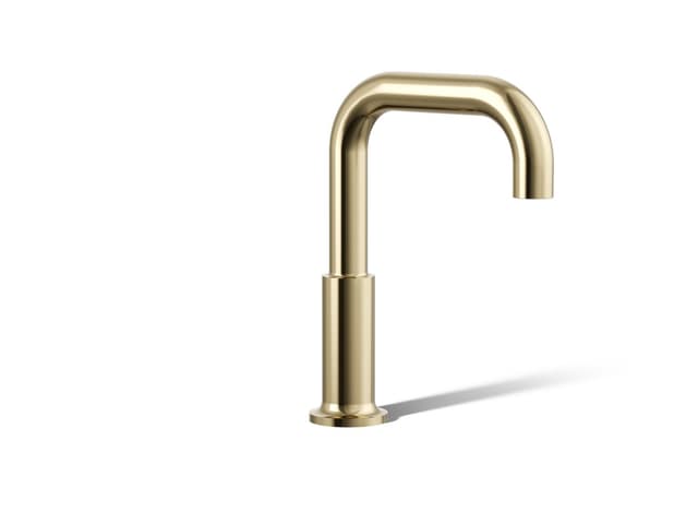 Kohler Purist Deck-mount bath spout - Vibrant French Gold