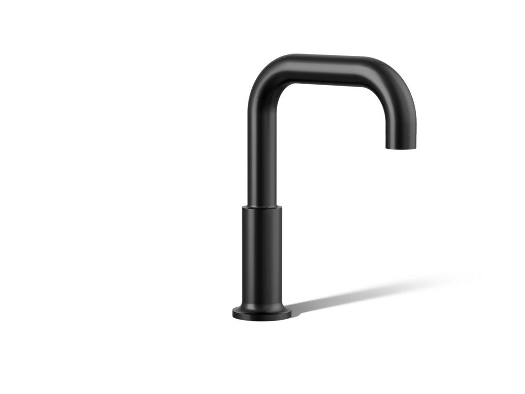 Kohler Purist Deck-mount bath spout - Matte Black by Kohler