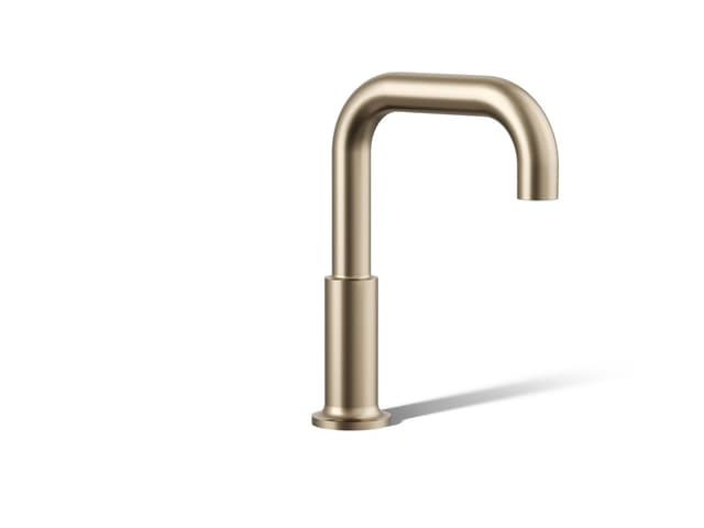 Kohler Purist Deck-mount bath spout - Vibrant Brushed Bronze