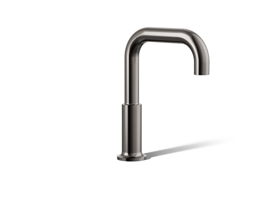 Kohler Purist Deck-mount bath spout - Vibrant Titanium by Kohler