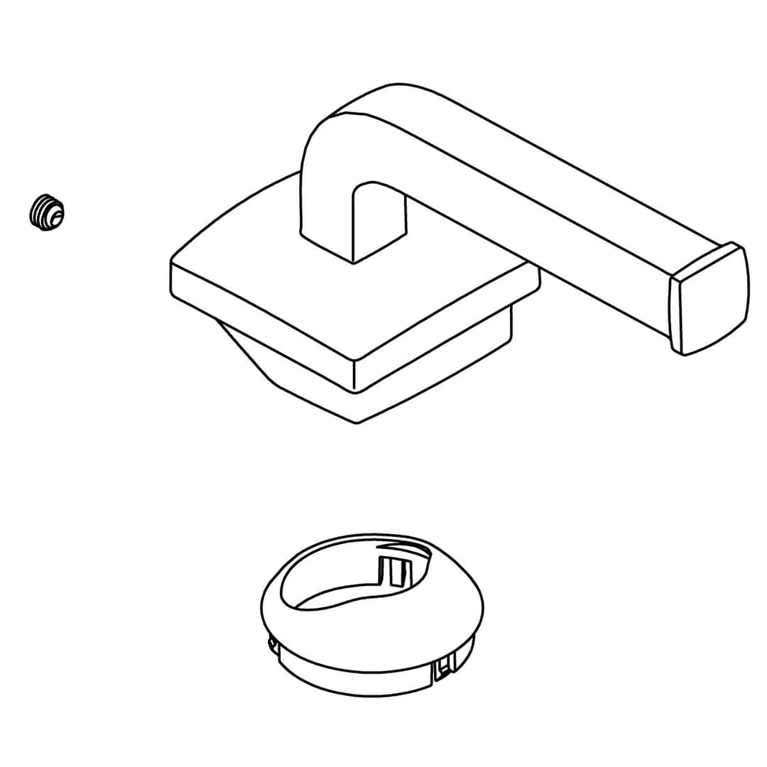 Kohler Genuine Parts Handle KIT - Matte Black by Kohler Genuine Parts