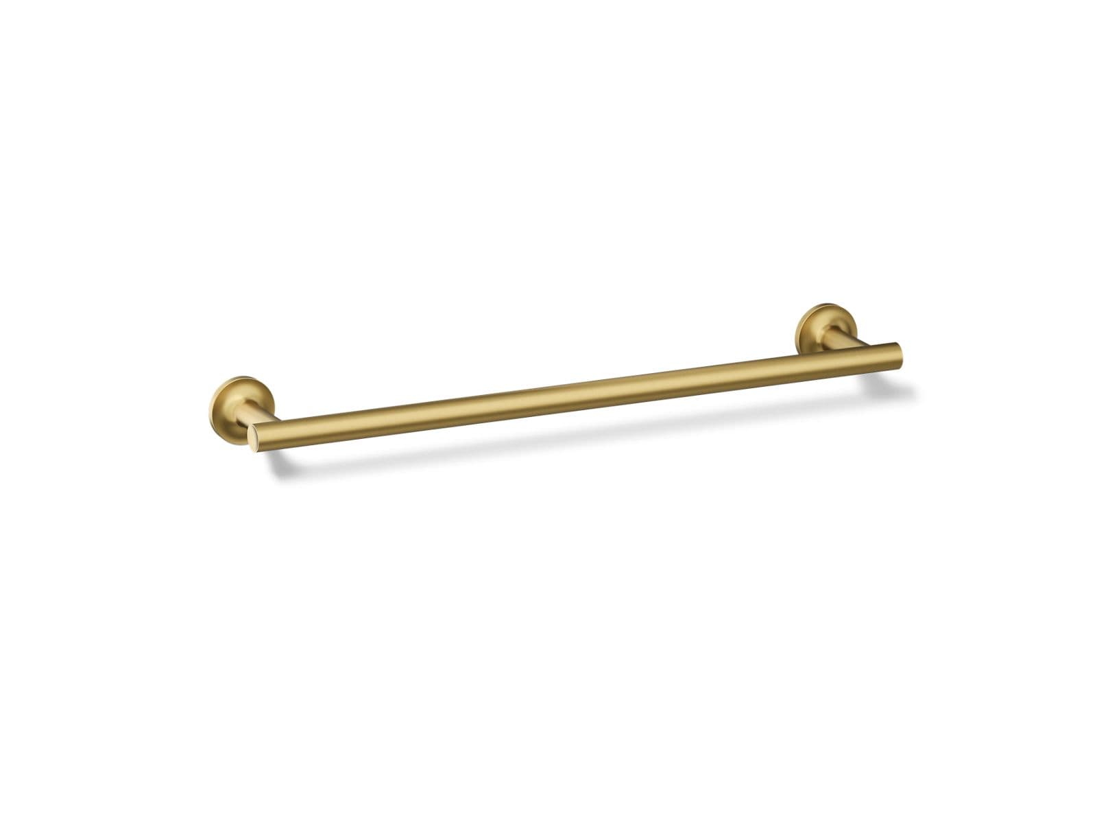 Kohler Purist 18'' towel bar - Vibrant Brushed Moderne Brass by Kohler