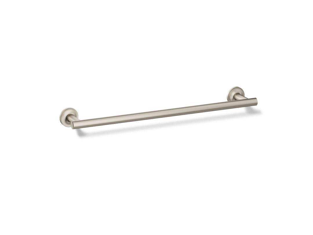 Kohler Purist 18'' towel bar - Vibrant Brushed Nickel by Kohler