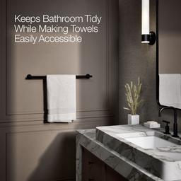 Kohler Purist 24'' towel bar - Matte Black - image 4