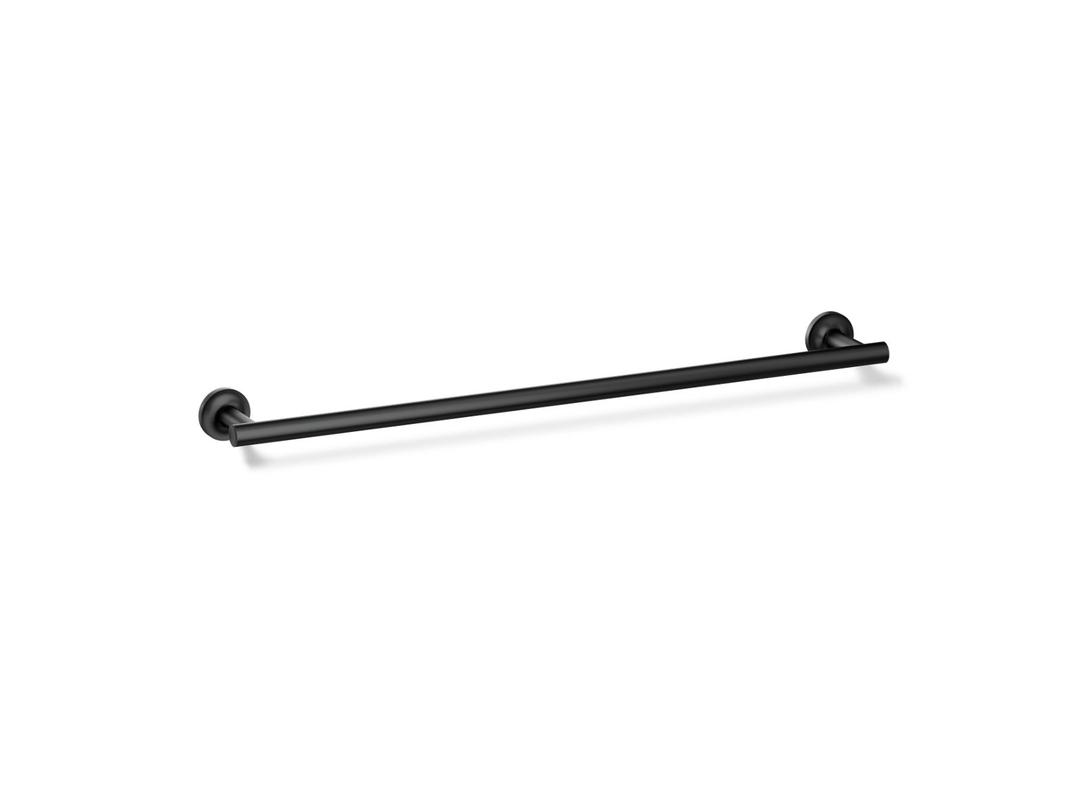Kohler Purist 24'' towel bar - Matte Black by Kohler
