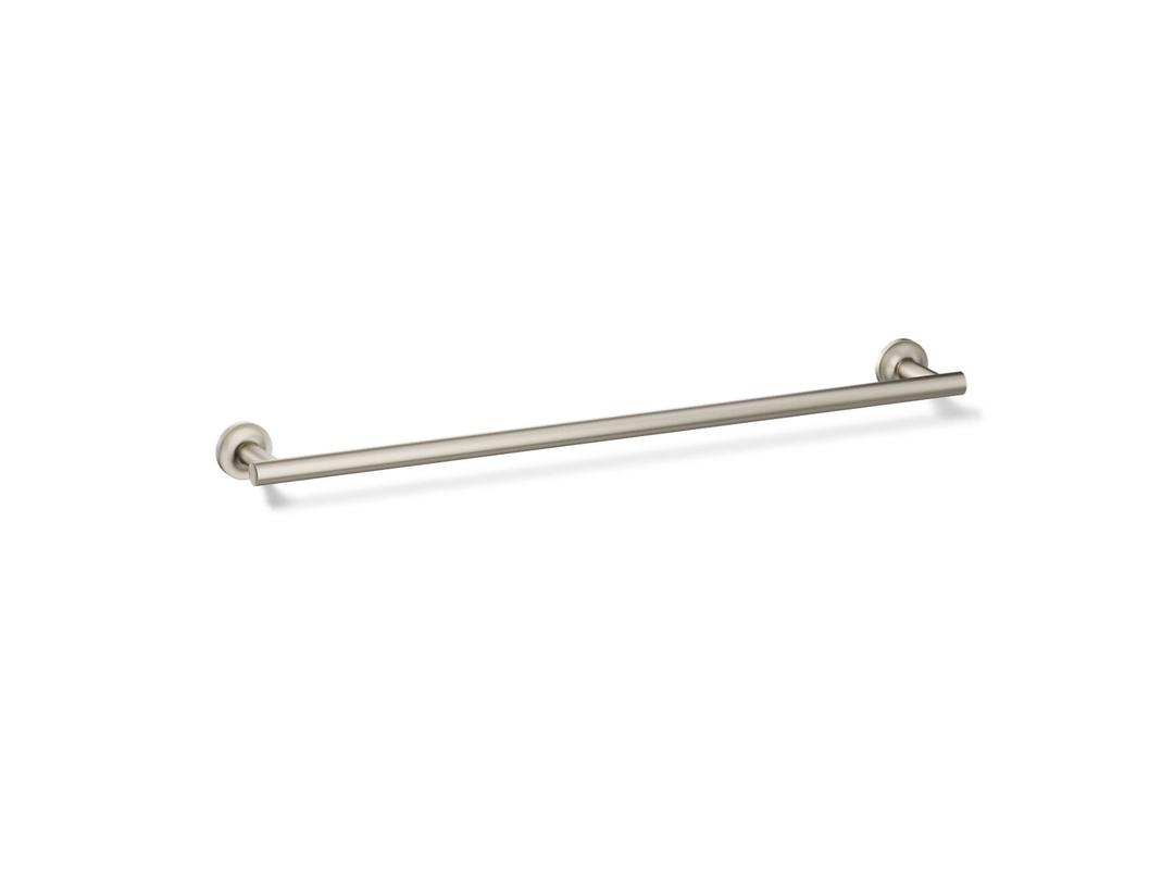Kohler Purist 24'' towel bar - Vibrant Brushed Nickel by Kohler