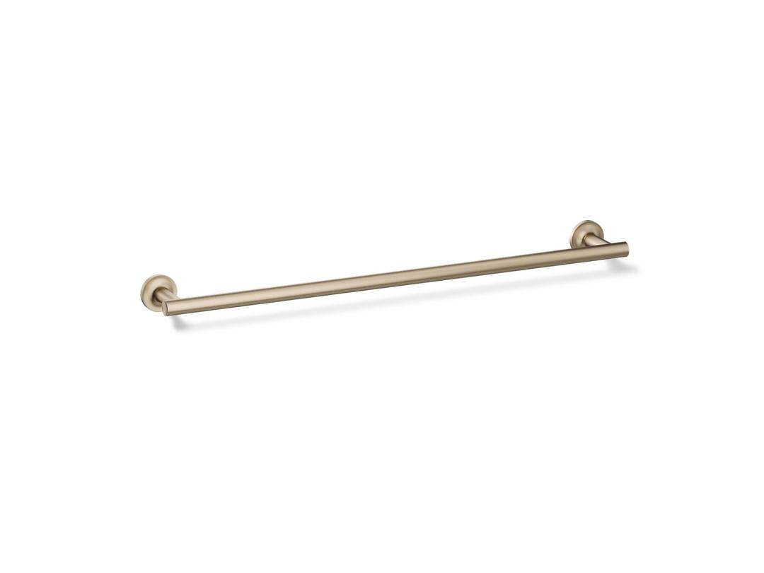 Kohler Purist 24'' towel bar - Vibrant Brushed Bronze by Kohler