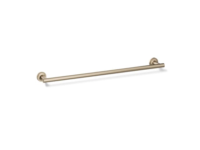 Kohler Purist 24'' towel bar - Vibrant Brushed Bronze