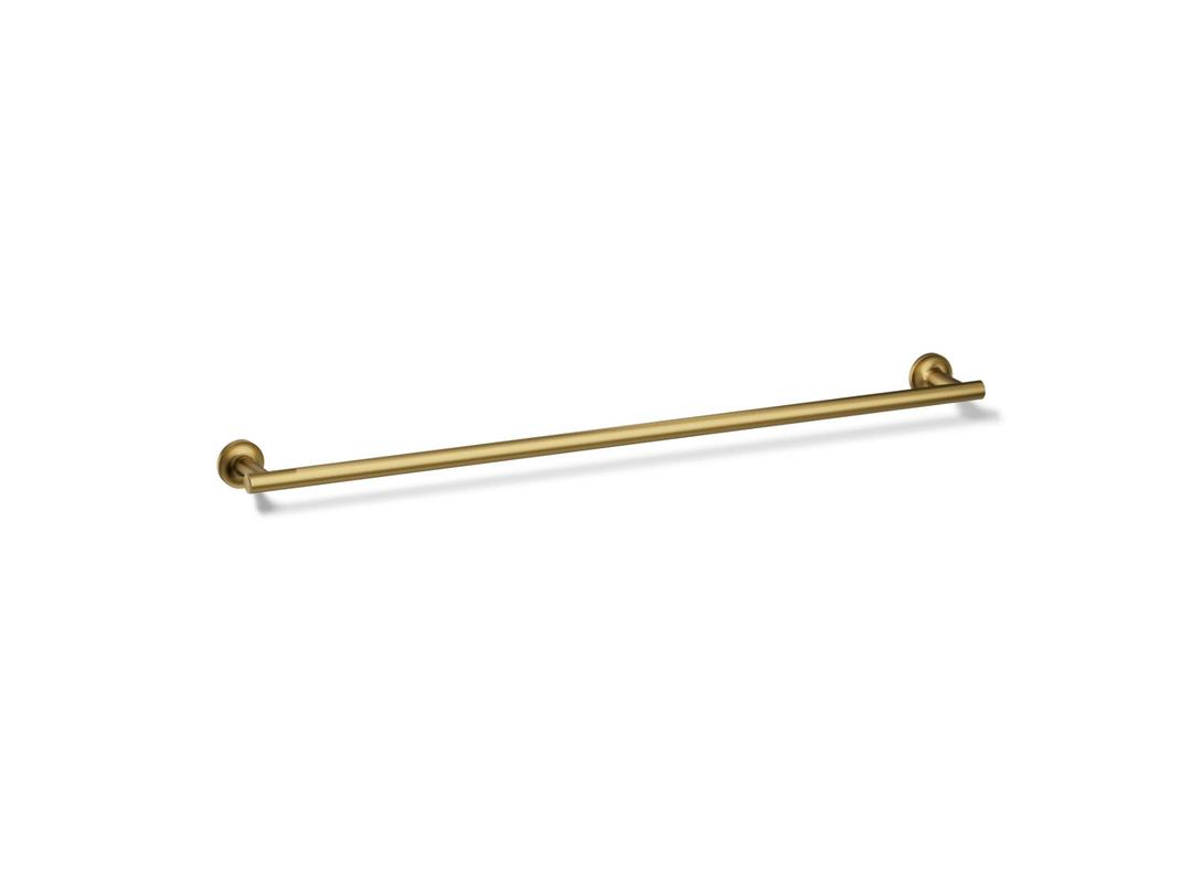 Kohler Purist 30'' towel bar - Vibrant Brushed Moderne Brass by Kohler