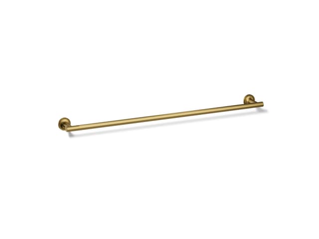 Kohler Purist 30'' towel bar - Vibrant Brushed Moderne Brass