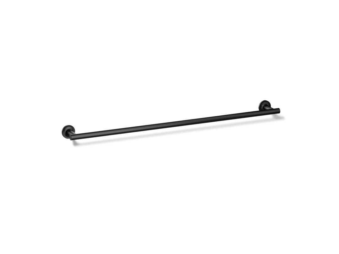 Kohler Purist 30'' towel bar - Matte Black by Kohler