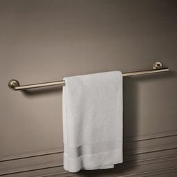 Kohler Purist 30'' towel bar - Vibrant Brushed Bronze - image 2