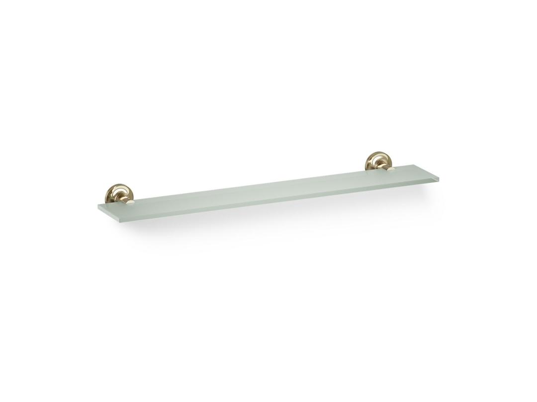 Kohler Purist Glass shelf - Vibrant French Gold by Kohler