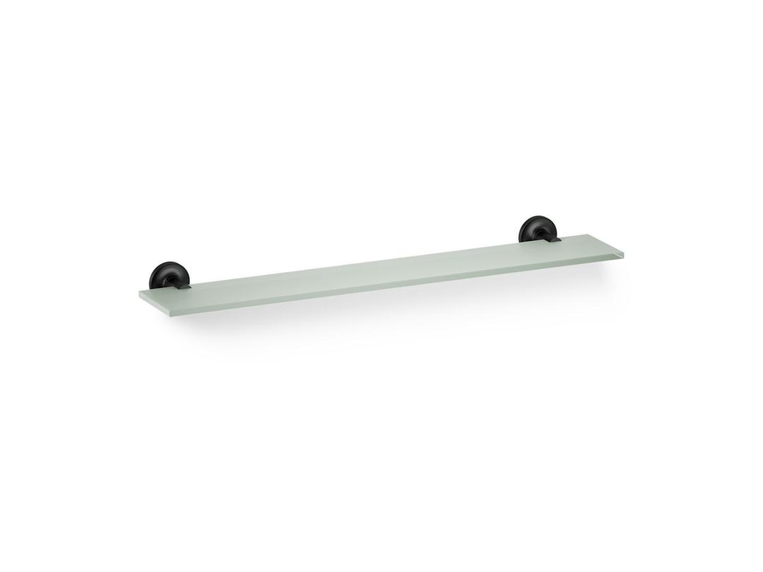Kohler Purist Glass shelf - Matte Black by Kohler
