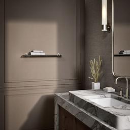 Kohler Purist Glass shelf - Vibrant Brushed Nickel - image 4