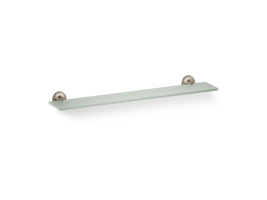 Kohler Purist Glass shelf - Vibrant Brushed Nickel by Kohler