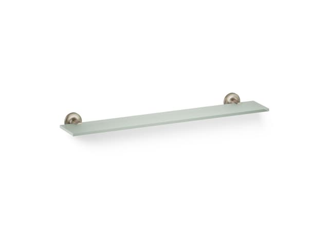 Kohler Purist Glass shelf - Vibrant Brushed Nickel