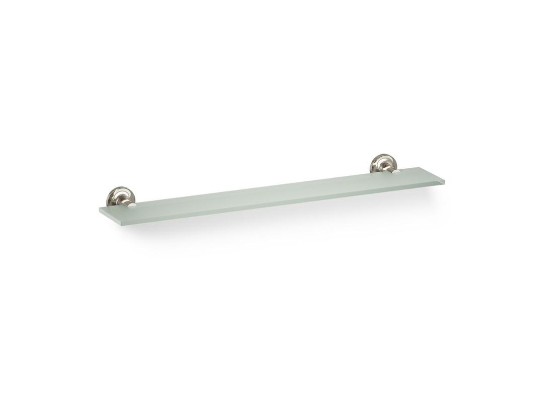 Kohler Purist Glass shelf - Vibrant Polished Nickel by Kohler