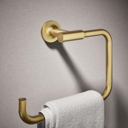 Kohler Purist Towel ring - Vibrant Brushed Moderne Brass - image 2