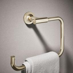 Kohler Purist Towel ring - Vibrant French Gold - image 2