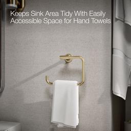 Kohler Purist Towel ring - Vibrant French Gold - image 4