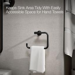 Kohler Purist Towel ring - Matte Black - image 4