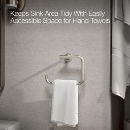 Kohler Purist Towel ring - Vibrant Brushed Nickel - image 4