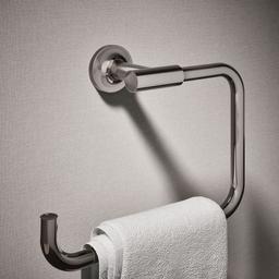 Kohler Purist Towel ring - Vibrant Titanium - image 2