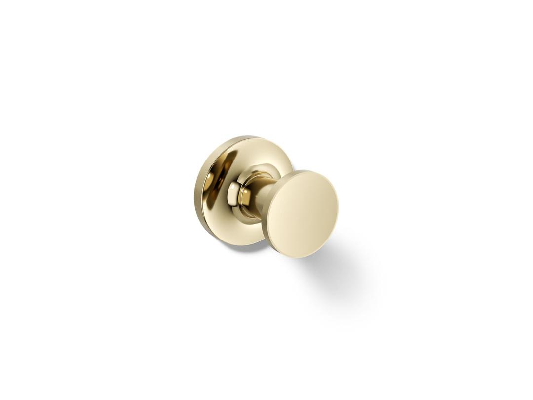 Kohler Purist Robe hook - Vibrant French Gold by Kohler