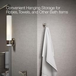 Kohler Purist Robe hook - Vibrant Polished Nickel - image 4