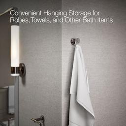 Kohler Purist Robe hook - Vibrant Titanium - image 4