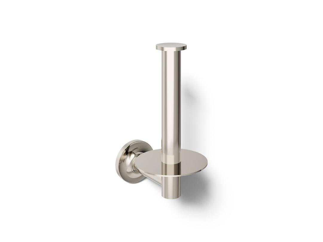Kohler Purist Vertical toilet paper holder - Vibrant Polished Nickel by Kohler
