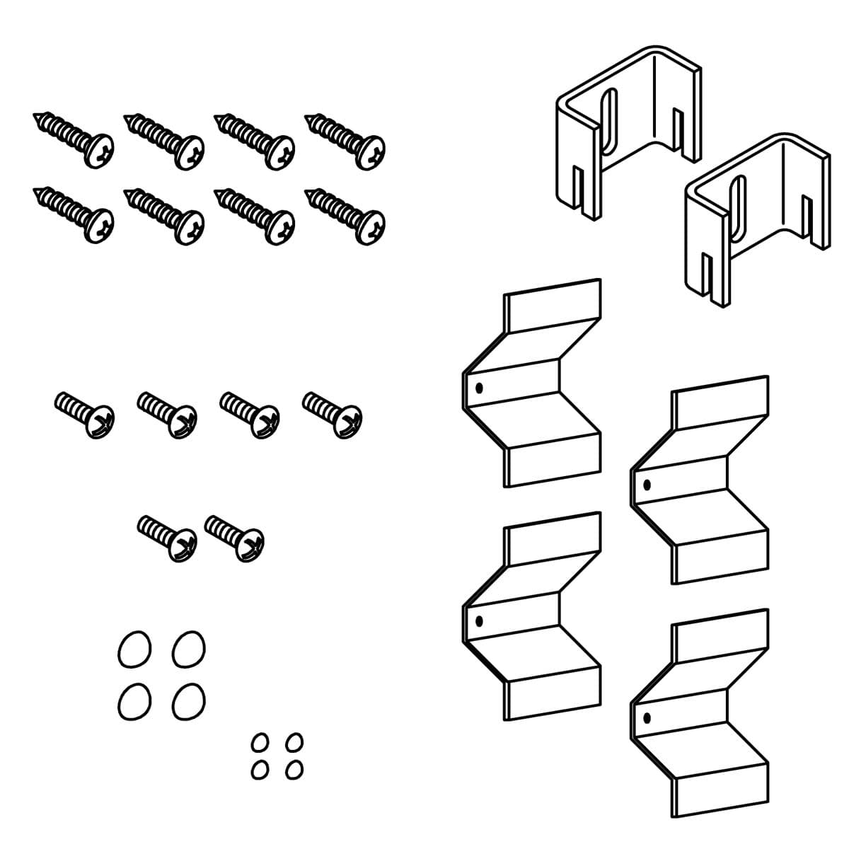 Kohler Genuine Parts Hardware, Mount AND SIDE Mirror Screws by Kohler Genuine Parts