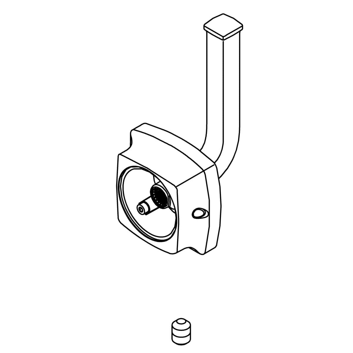 Kohler Genuine Parts Handle, Assembly - Polished Chrome by Kohler Genuine Parts