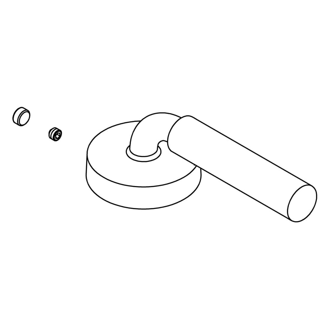 Kohler Genuine Parts Handle KIT - Vibrant Brushed Moderne Brass by Kohler Genuine Parts