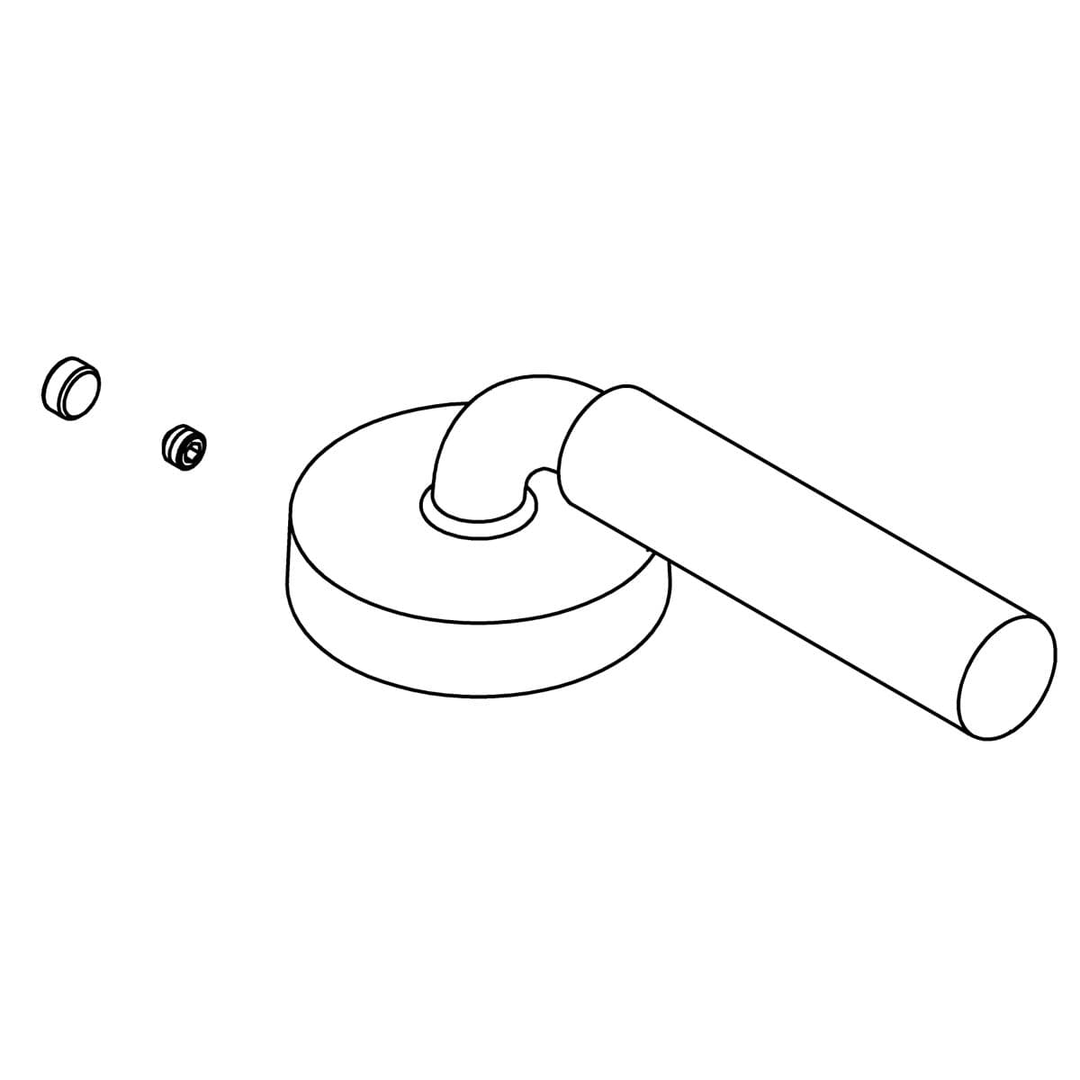 Kohler Genuine Parts Handle KIT - Vibrant Brushed Moderne Brass by Kohler Genuine Parts