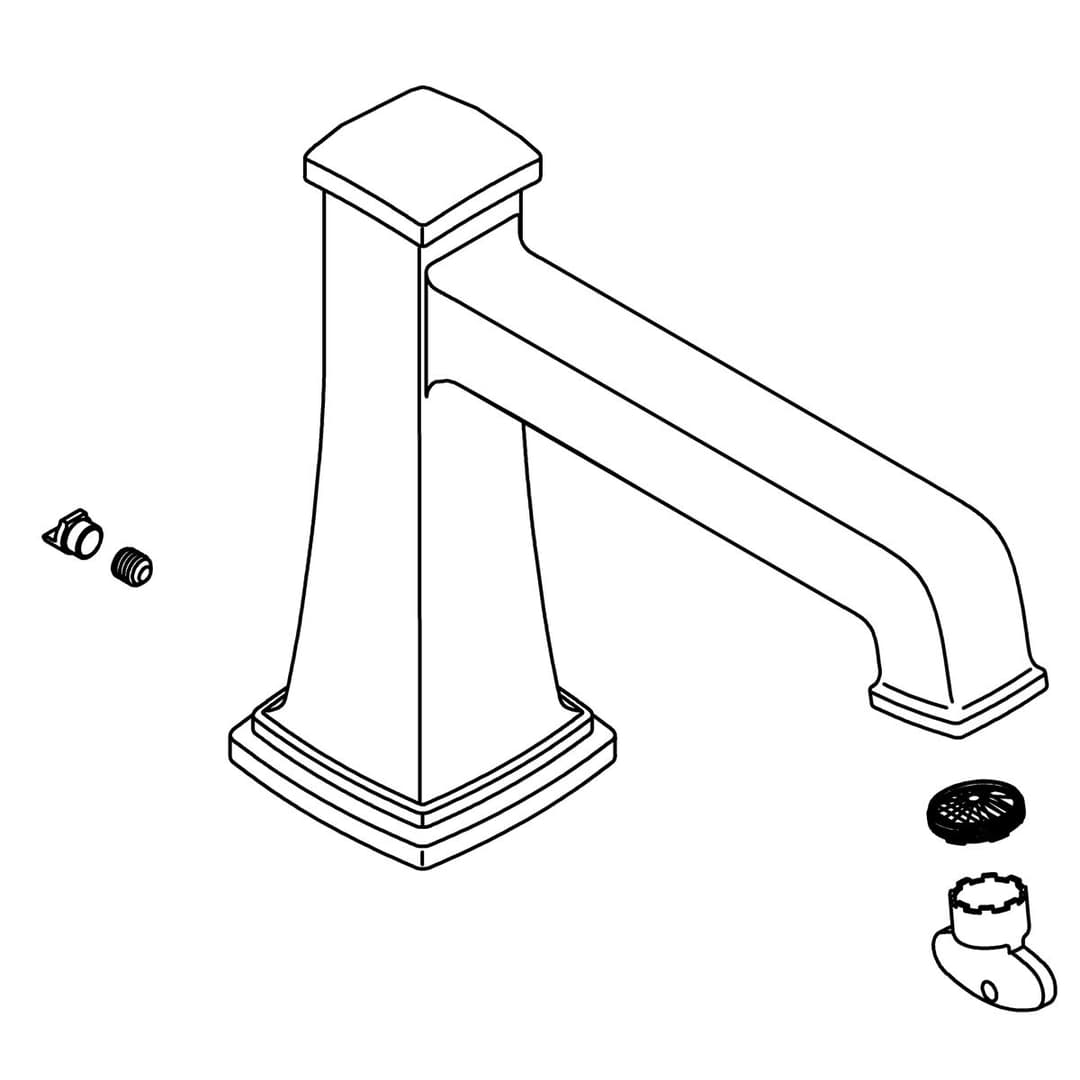 Kohler Genuine Parts Spout KIT - Vibrant Brushed Nickel by Kohler Genuine Parts