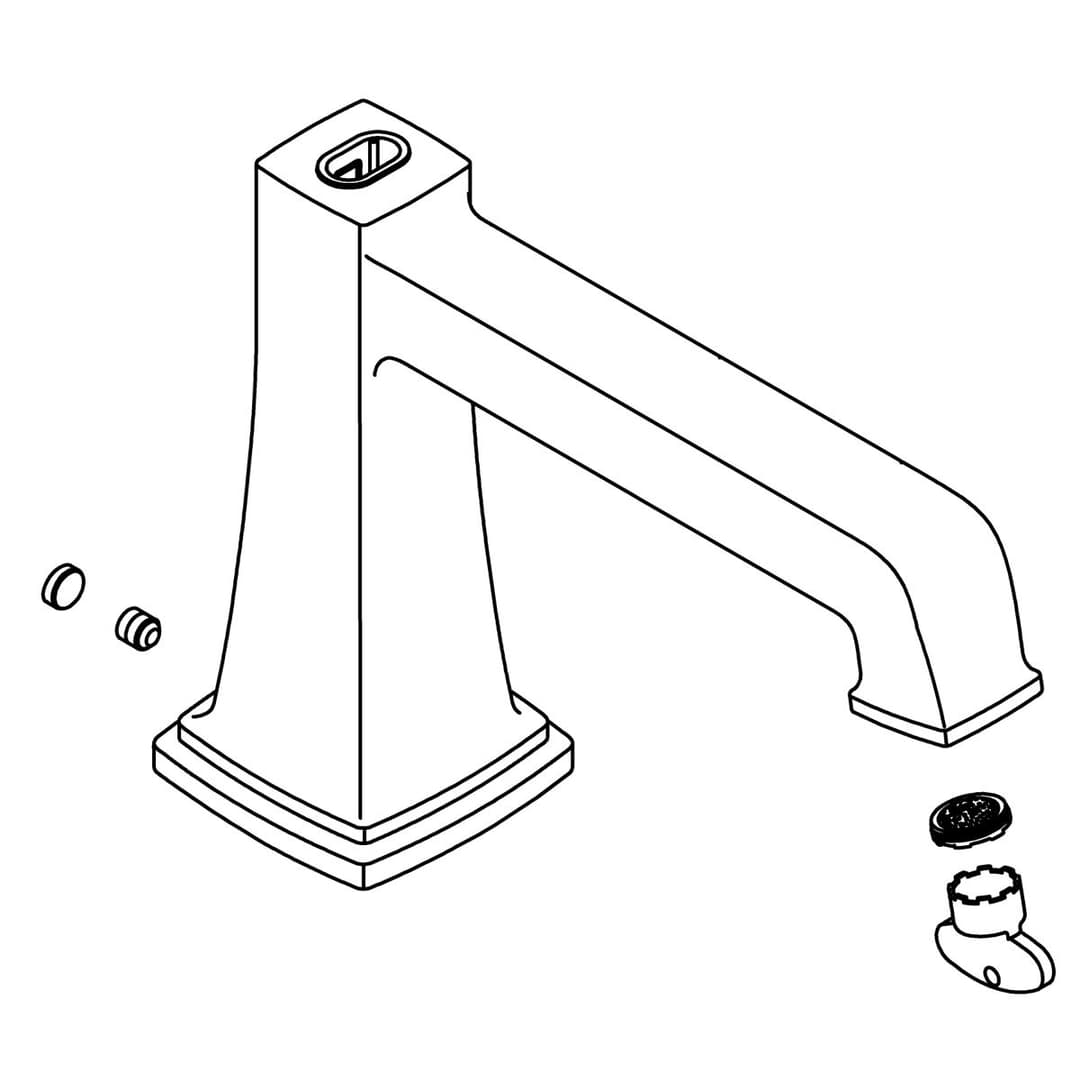 Kohler Genuine Parts Spout KIT - Vibrant Brushed Moderne Brass by Kohler Genuine Parts