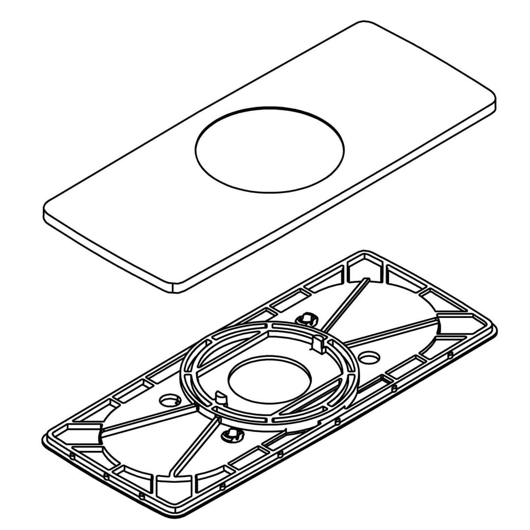 Kohler Genuine Parts Escutcheon KIT - Matte Black by Kohler Genuine Parts