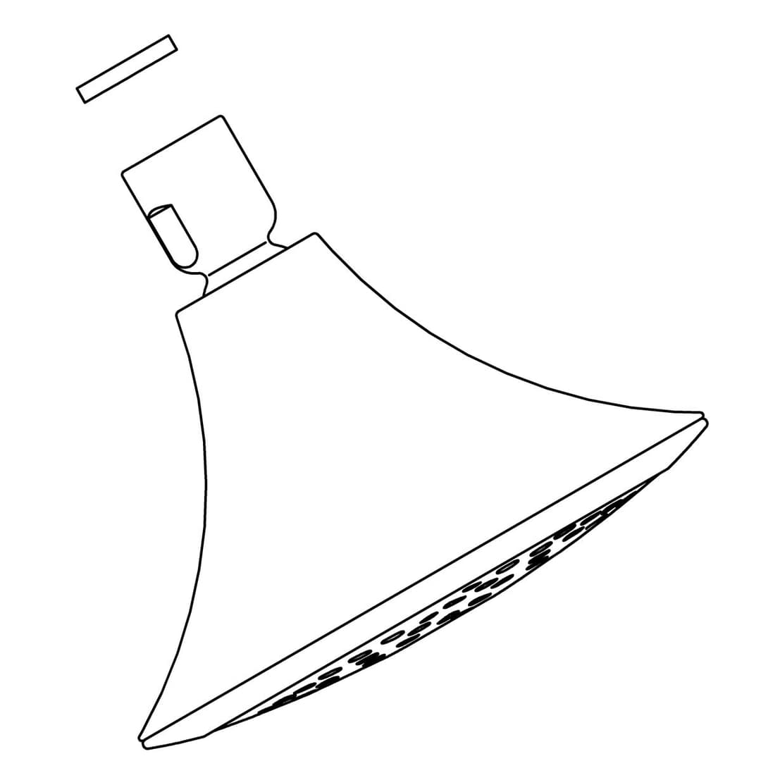 Kohler Genuine Parts Showerhead Assembly 2.5 GPM - Polished Chrome by Kohler Genuine Parts