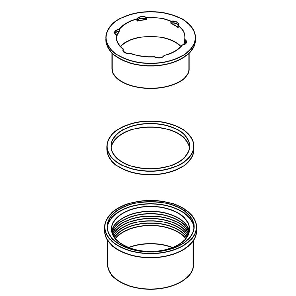 Kohler Genuine Parts Standard Drain Collar Service KIT by Kohler Genuine Parts