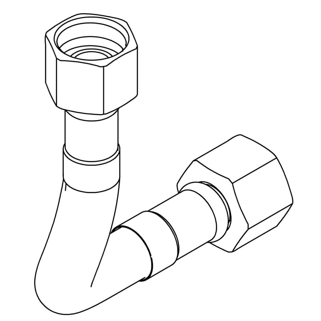 Kohler Genuine Parts Hose, .375 COMP X 7.50, Silicone by Kohler Genuine Parts